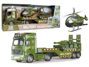 Opakowanie Auto z lawetą i pojazdami wojskowymi światło