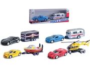 Opakowanie Auto z lawetą metal MIX