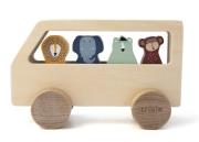 Autobus drewniany dla zwierząt. Wydawca: Trixie Baby. Dadada.pl Opakowanie Autobus drewniany dla zwierząt