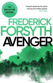 Avenger wer. angielska. Autor: Frederick Forsyth. Dadada.pl Okładka książki Avenger wer. angielska
