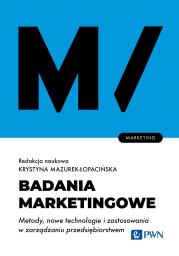 Badania marketingowe. Autor: Mazurek-Łopacińska Krystyna. Dadada.pl Okładka książki Badania marketingowe