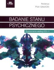 Okładka książki Badanie stanu psychicznego Rozpoznania według ICD-11
