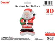 Opakowanie Balon Boże Narodzenie Św. Mikołaj 119x67cm