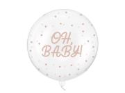 Opakowanie Balon Bubble Oh baby transparentny 60cm