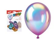 Opakowanie Balon dmuchany chrom 30cm 6szt