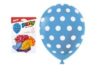 Opakowanie Balon dmuchany kropki 30cm 6szt