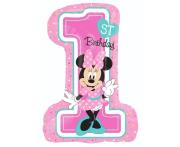 Opakowanie Balon foliowy 1st Birthday Minnie Mouse
