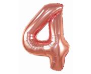 Opakowanie Balon foliowy 4 candy pink 85cm
