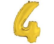 Opakowanie Balon foliowy 4 złoty 35cm