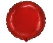 Opakowanie Balon foliowy 46cm Okrągły czerwony