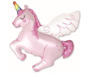 Opakowanie Balon foliowy 61cm Jednorożec różowy