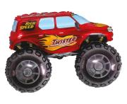 Opakowanie Balon foliowy 61cm Samochód Twister czerwony