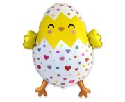 Opakowanie Balon foliowy 61cm Wesoły Kurczak