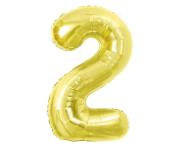 Opakowanie Balon foliowy B&C 2 Light gold 85cm