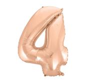 Opakowanie Balon foliowy B&C 4 różowo-złoty 92cm