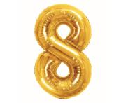 Opakowanie Balon foliowy B&C 8 Royal gold 85cm