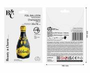 Opakowanie Balon foliowy B&C Szampan Celebrate 35x76cm