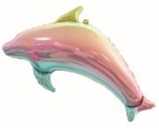 Opakowanie Balon foliowy Delfin tęczowy 93cm