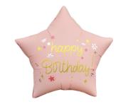 Opakowanie Balon foliowy Gwiazda Happy Birthday 44cm