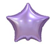 Opakowanie Balon foliowy Gwiazda matowa liliowa 44cm