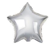 Opakowanie Balon foliowy Gwiazda srebrna 46cm 100szt