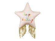 Opakowanie Balon foliowy Gwiazda z frędzlami 72x72cm
