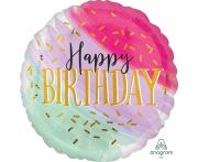 Opakowanie Balon foliowy Happy Birthday 46cm