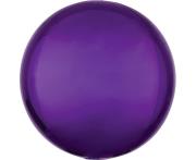 Opakowanie Balon foliowy kula fioletowa 38cm (niepakowany)