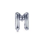 Opakowanie Balon foliowy Litera M 35cm srebrny