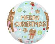 Opakowanie Balon foliowy Merry Christmas 38cm
