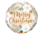 Opakowanie Balon foliowy Merry Christmas 45cm