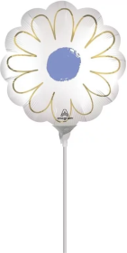 Opakowanie Balon foliowy Mini Shape purple daisy