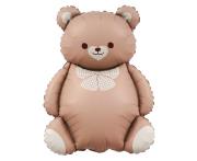 Opakowanie Balon foliowy Miś z kokardką 65x47cm