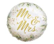 Opakowanie Balon foliowy Mr and Mrs 45cm