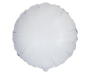 Opakowanie Balon foliowy Okrągły biały 45cm