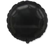 Opakowanie Balon foliowy Okrągły czarny 45cm