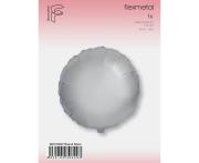 Opakowanie Balon foliowy Okrągły srebrny 45cm