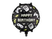 Opakowanie Balon foliowy pastylka Happy Birthday 35x35cm