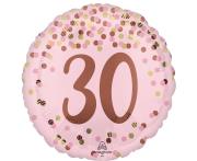 Opakowanie Balon foliowy Pretty pink 30th Birthday 46cm