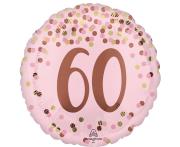 Opakowanie Balon foliowy Pretty pink 60th Birthday 46cm