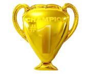 Opakowanie Balon foliowy Puchar złoty 50x48cm