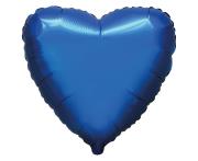 Opakowanie Balon foliowy Serce satynowy navy blue 45cm