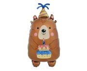Opakowanie Balon foliowy Urodzinowy Miś 34x63cm