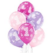 Opakowanie Balony 1 urodziny 30cm 6szt