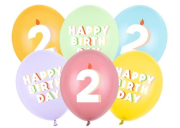 Opakowanie Balony 2 mix 30cm 50szt