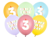 Opakowanie Balony 3 mix 30cm 50szt