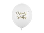 Opakowanie Balony 30cm Chrzest Święty Pastel Pure White 50szt