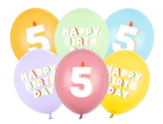 Opakowanie Balony 5 mix 30cm 50szt