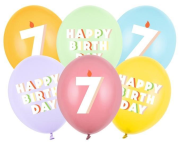 Opakowanie Balony 7 mix 30cm 50szt