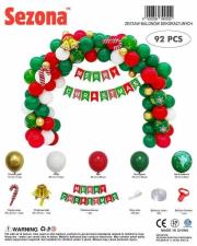 Opakowanie Balony Boże Narodzenie 92szt